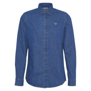 Barbour Denim Crest Tailored Long-Sleeved Shirt